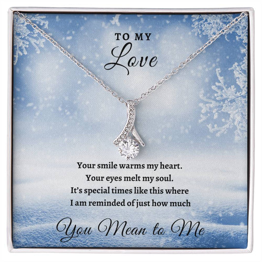 "To My Love" Alluring Beauty Necklace